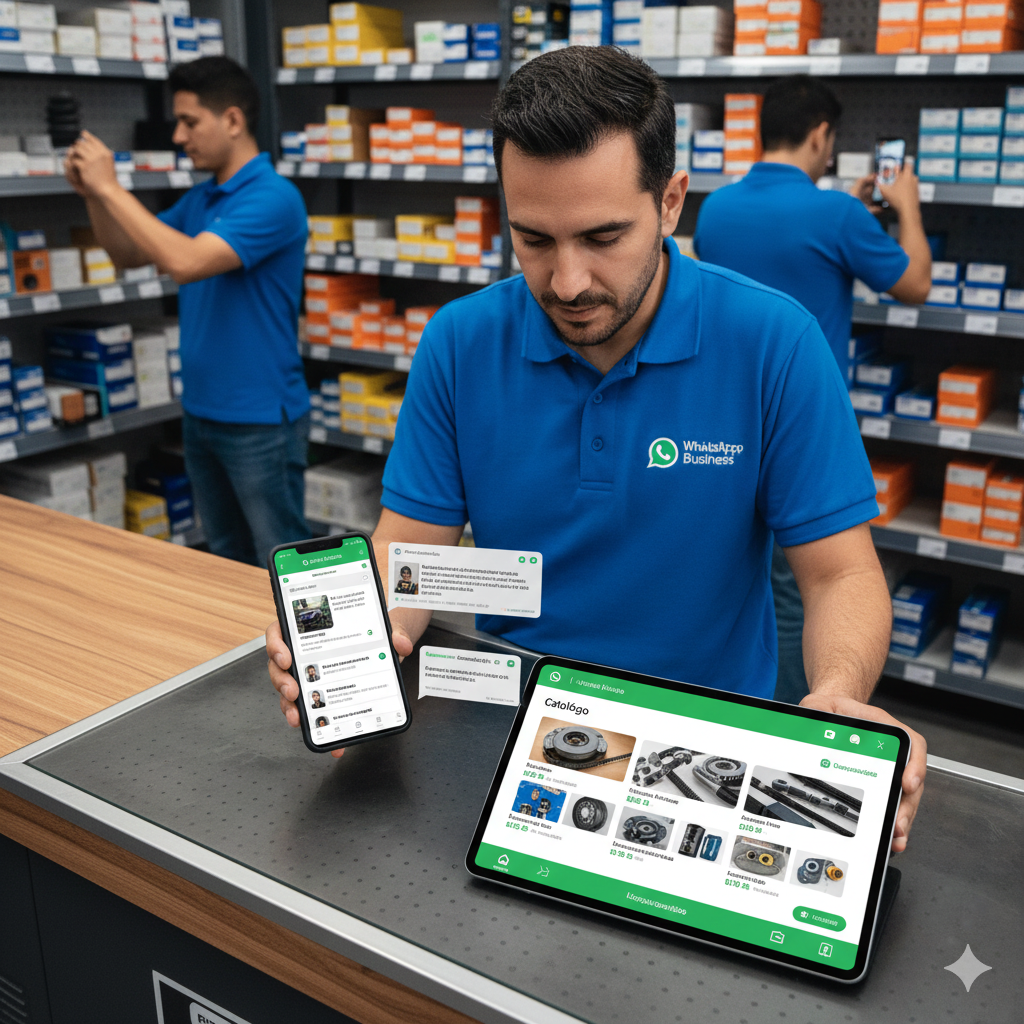 Noticia sobre repuestos: Digitaliza tu Mostrador: Por qué tu tienda de repuestos necesita WhatsApp Business