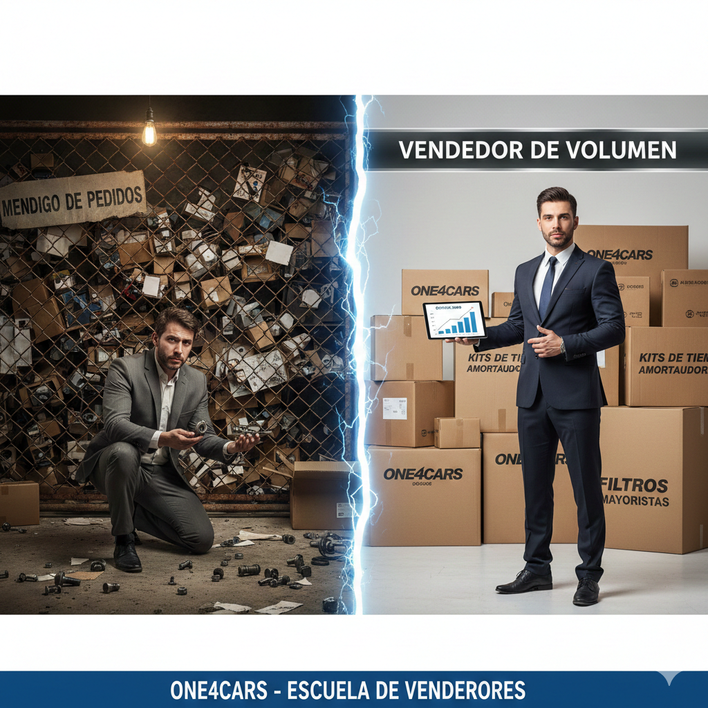 Noticia sobre repuestos: ¿Vendedor de Volumen o Mendigo de Pedidos? Recupera tu Autoridad en el Mercado